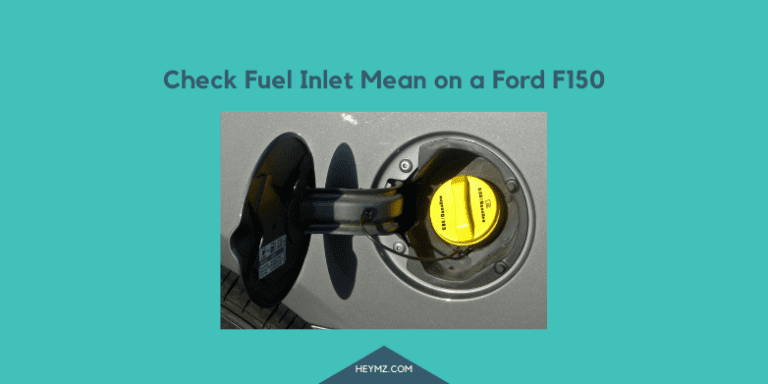 Check Fuel Inlet Mean on a Ford F150